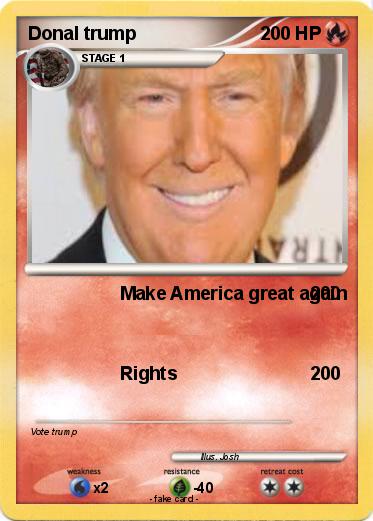 Pokemon Donal trump