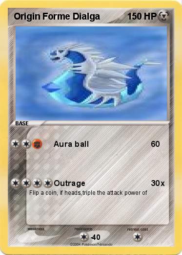 Pokemon Origin Forme Dialga