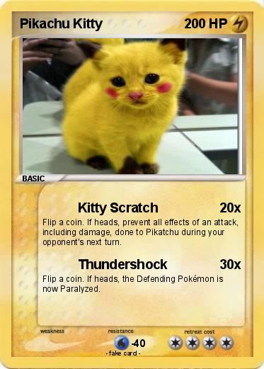 Pokemon Pikachu Kitty