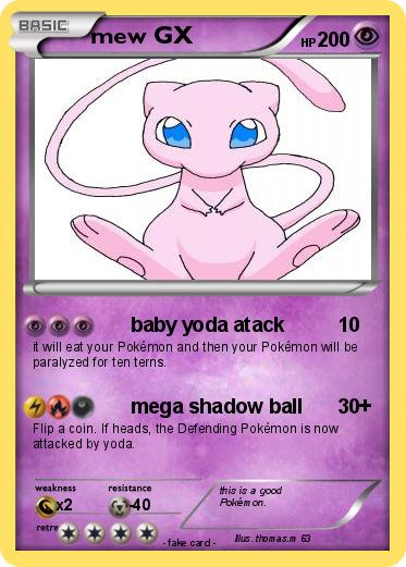 Pokemon mew GX