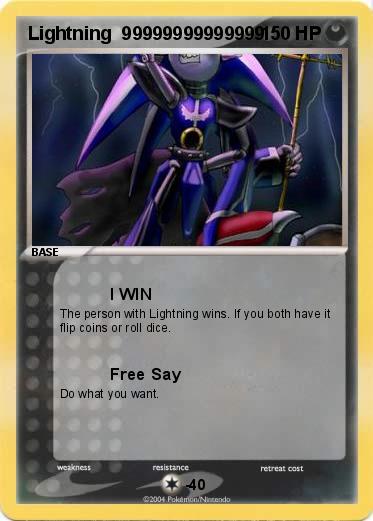 Pokemon Lightning  99999999999999