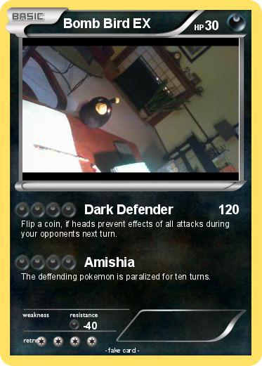 Pokemon Bomb Bird EX