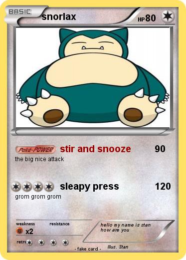 Pokemon snorlax