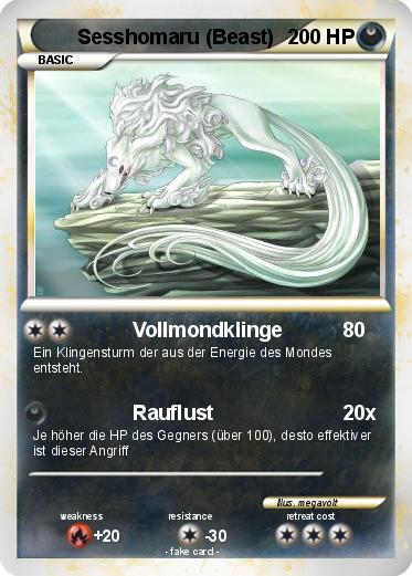 Pokemon Sesshomaru (Beast)
