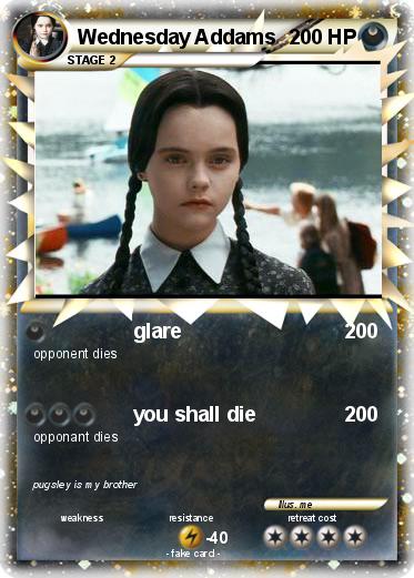 Pokemon Wednesday Addams