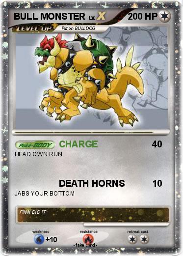 Pokemon BULL MONSTER