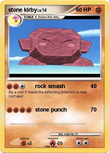 Pokemon stone kirby