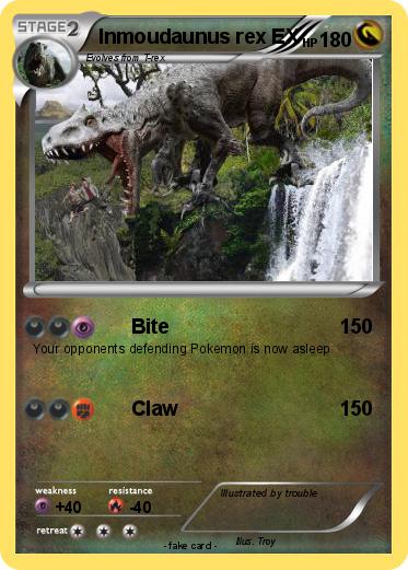 Pokemon Inmoudaunus rex EX