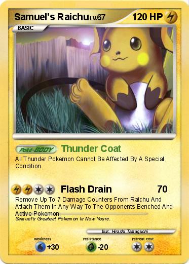 Pokemon Samuel's Raichu