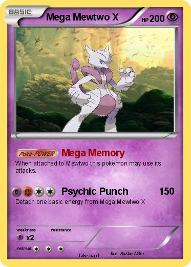 Pokemon Mega Mewtwo X