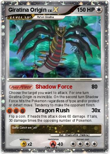 Pokemon Giratina Origin