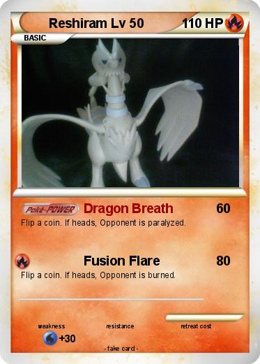 Pokemon Reshiram Lv 50