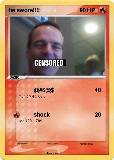 Pokemon he swore!!!!