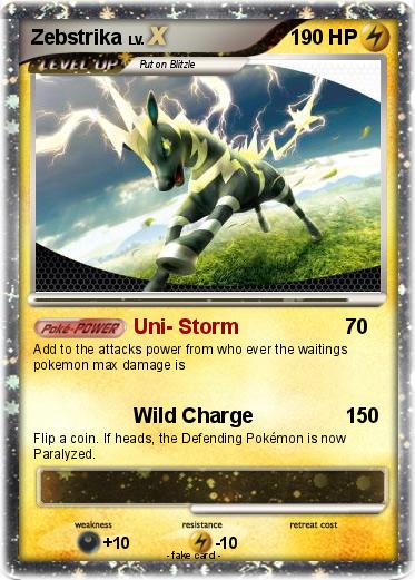 Pokemon Zebstrika