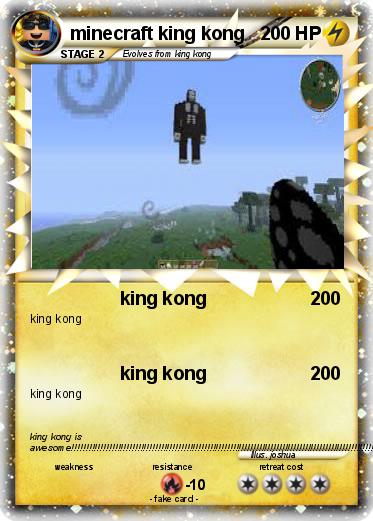 Pokemon minecraft king kong