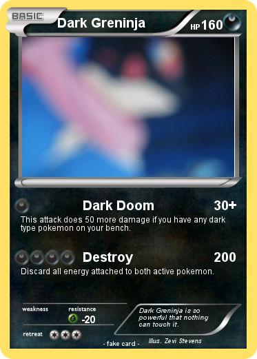 Pokemon Dark Greninja