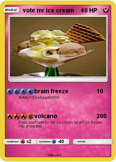 Pokemon vote mr ice cream