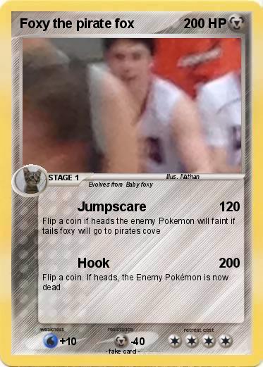 Pokemon Foxy the pirate fox
