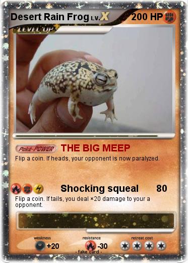 Pokemon Desert Rain Frog