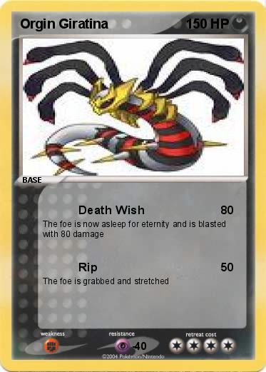 Pokemon Orgin Giratina 