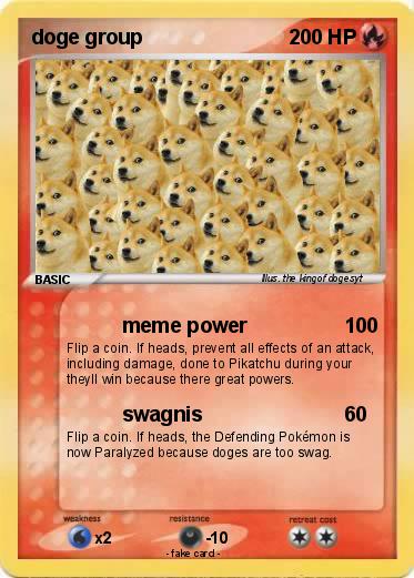 Pokemon doge group