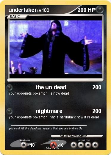 Pokemon undertaker Pokemon undertaker