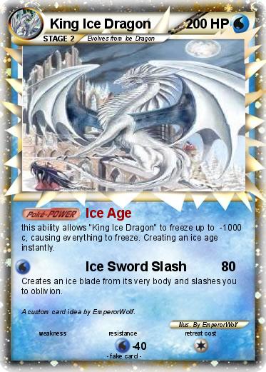 Pokemon King Ice Dragon