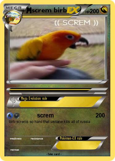 Pokemon screm birb