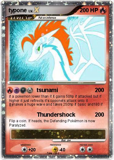 Pokemon typone