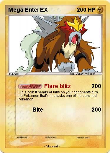 Pokemon Mega Entei EX