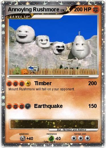 Pokemon Annoying Rushmore