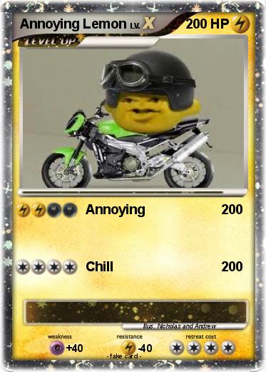 Pokemon Annoying Lemon