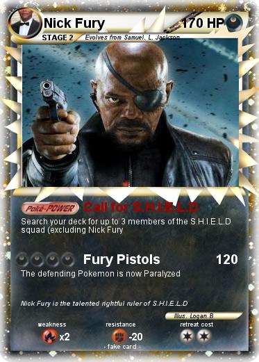 Pokemon Nick Fury