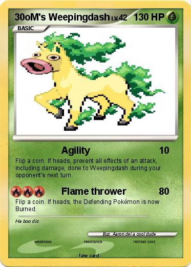 Pokemon 30oM's Weepingdash