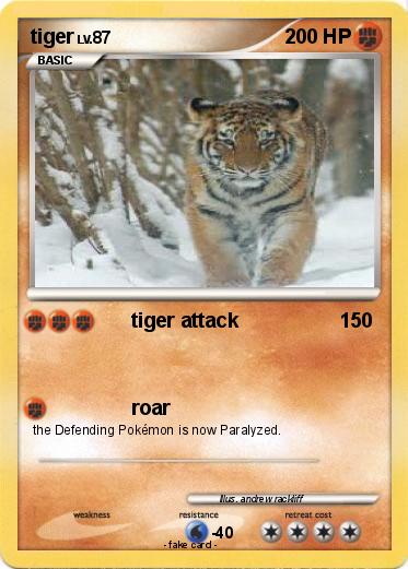 Pokemon tiger