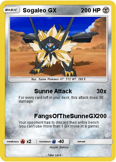 Pokemon Sogaleo GX