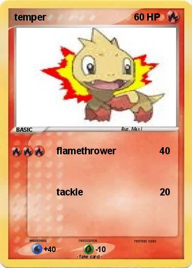 Pokemon temper