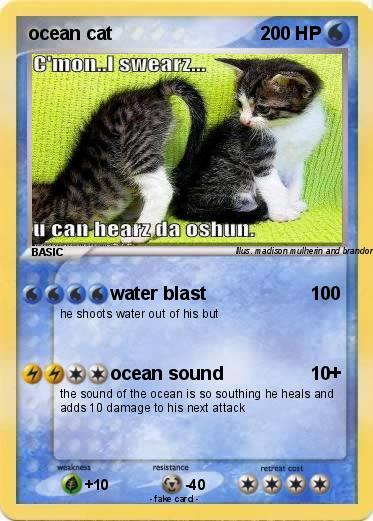 Pokemon ocean cat