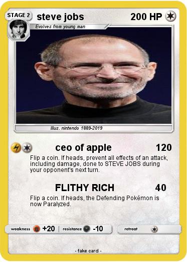 Pokemon steve jobs