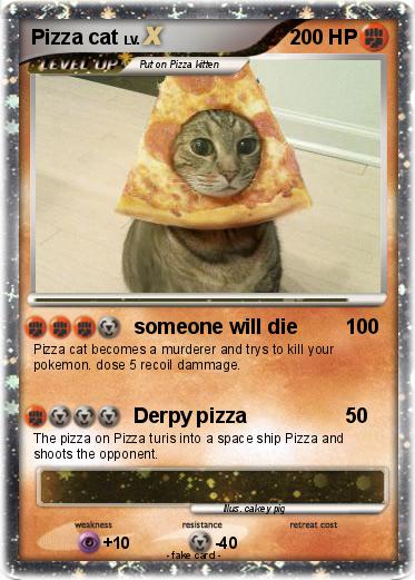 Pokemon Pizza cat