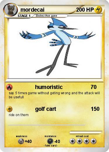 Pokemon mordecai