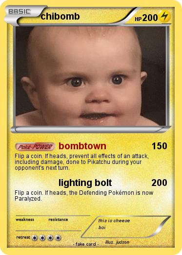 Pokemon chibomb