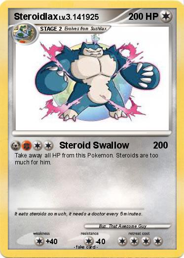 Pokemon Steroidlax
