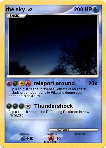 Pokemon the sky