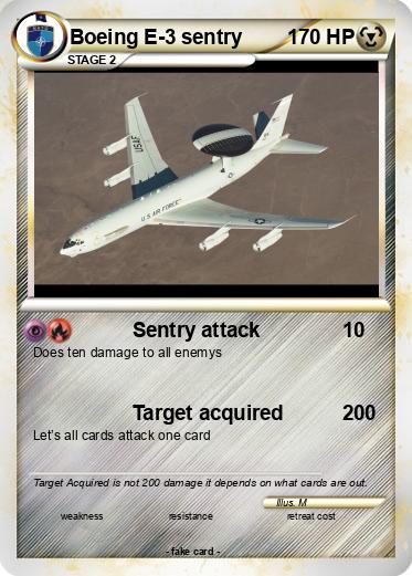 Pokemon Boeing E-3 sentry