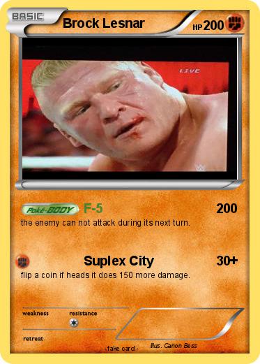 Pokemon Brock Lesnar