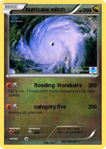 Pokemon hurricane mitch