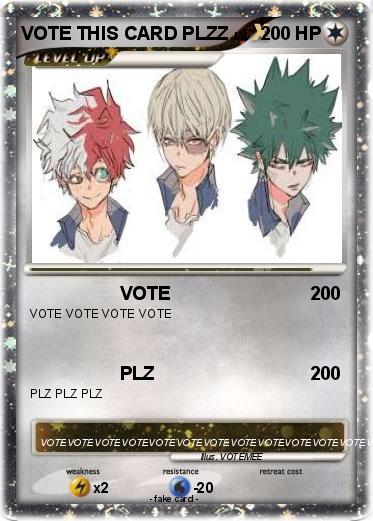 Pokemon VOTE THIS CARD PLZZ