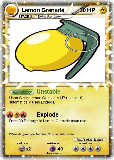 Pokemon Lemon Grenade