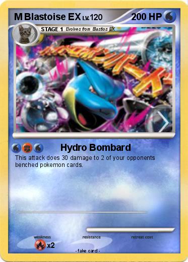 Pokemon M Blastoise EX
